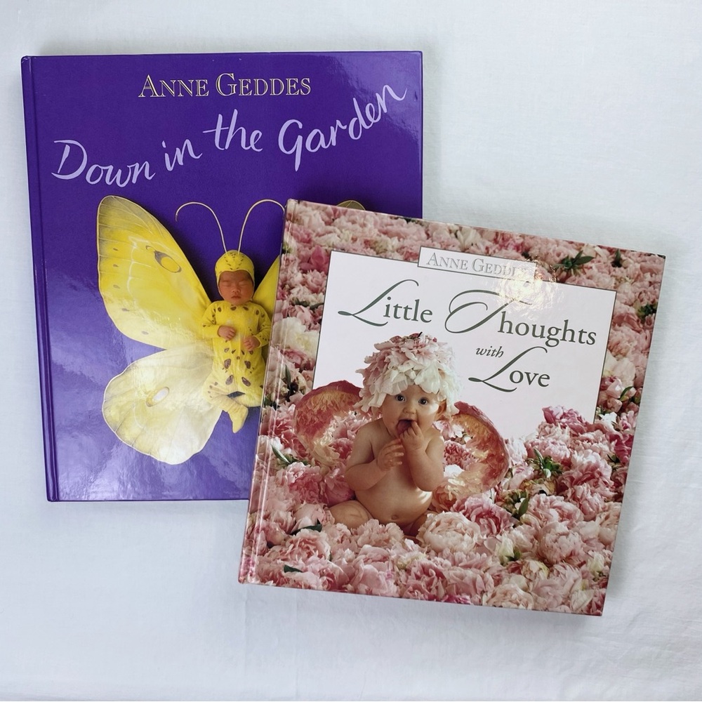 Anne Geddes Hardcover Coffee Table Book Set of 2